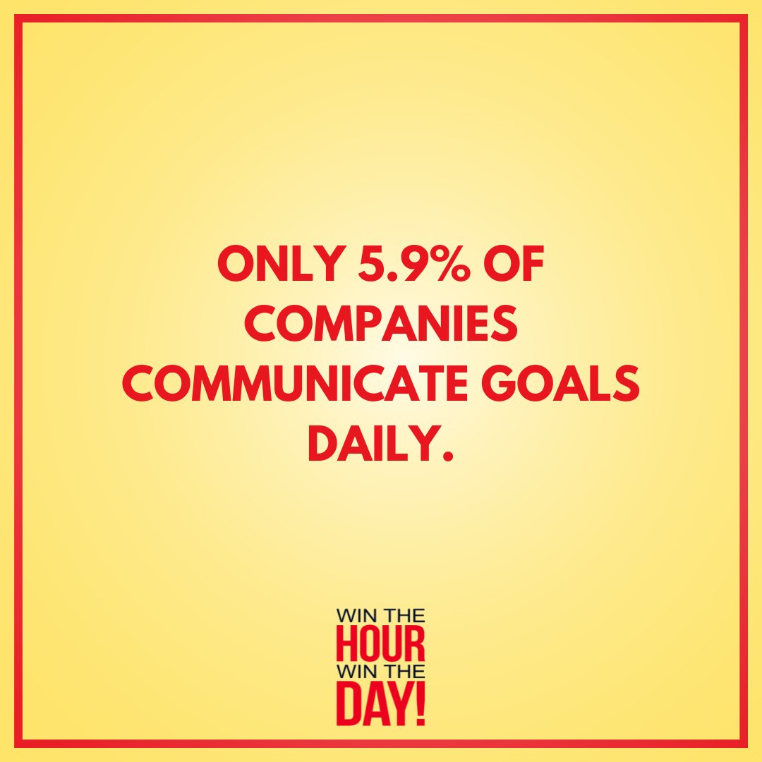 krisward's tweet image. Only 5.9% of companies communicate goals daily.

#systemsandprocesses #servicebusiness #outsourcing #teamdevelopment #smallbusinessowners