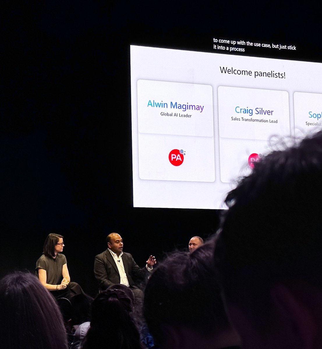 “AI really is going to disrupt everything.”

Alwin Magimay from <a href="/PA_Consulting/">PA Consulting</a> summing up the message that has run through every session so far at #MicrosoftEnvision.