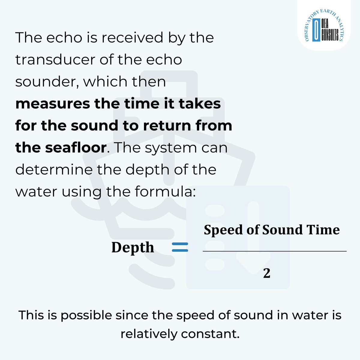 ConsultsOea's tweet image. At OEA Consults, we combine our high-caliber equipment with years of experience to conduct surveys.
Contact us today or visit our website; oeaconsults.com 

#gischat #GIS #bathymetry #bathymetricsurvey #DidYouKnow #mapping