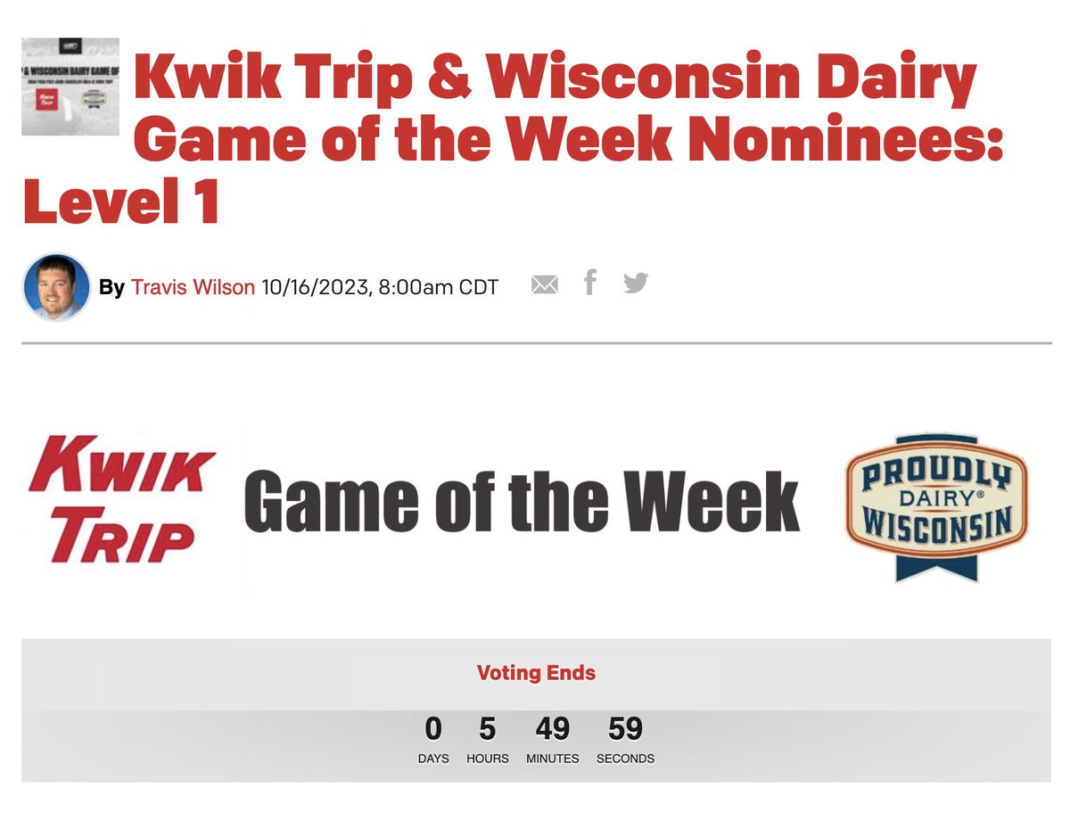 Vote for Lakeland in the Kwik Trip game of the week. wissports.net/news_article/s…