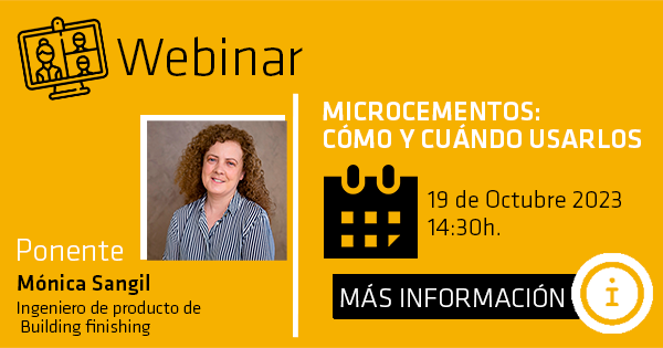 #AcademiaOnlineSika 

Próximo #webinar ...¡mañana !

#Microcemento: Cómo y cúando usarlo
19 de octubre de 2023 a las 14:30
Duración: 30 minutos

Apúntate 
esp.knowledge.sika.com/microcemento-c…

¿Quieres saber más sobre microcemento?
esp.sika.com/es/noticias/mi…