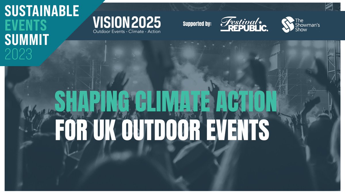 We're with @EventVision2025 today, exploring solutions on climate action in outdoor arts with our colleagues in the sector. 💚

#SES23