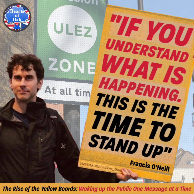 Francis O’Neill Interview @FrancisXONeill
The Rise of the Yellow Boards: Waking up the 
Public One Message at a Time

Catch up on...
📺 X
x.com/HeartsofOakUK/…
📻 PODCAST
heartsofoak.podbean.com/e/francis-o-ne…

#Interview  @YellowBoards  #OutReach 
#PeopleForThePeople  #RejectAgenda2030