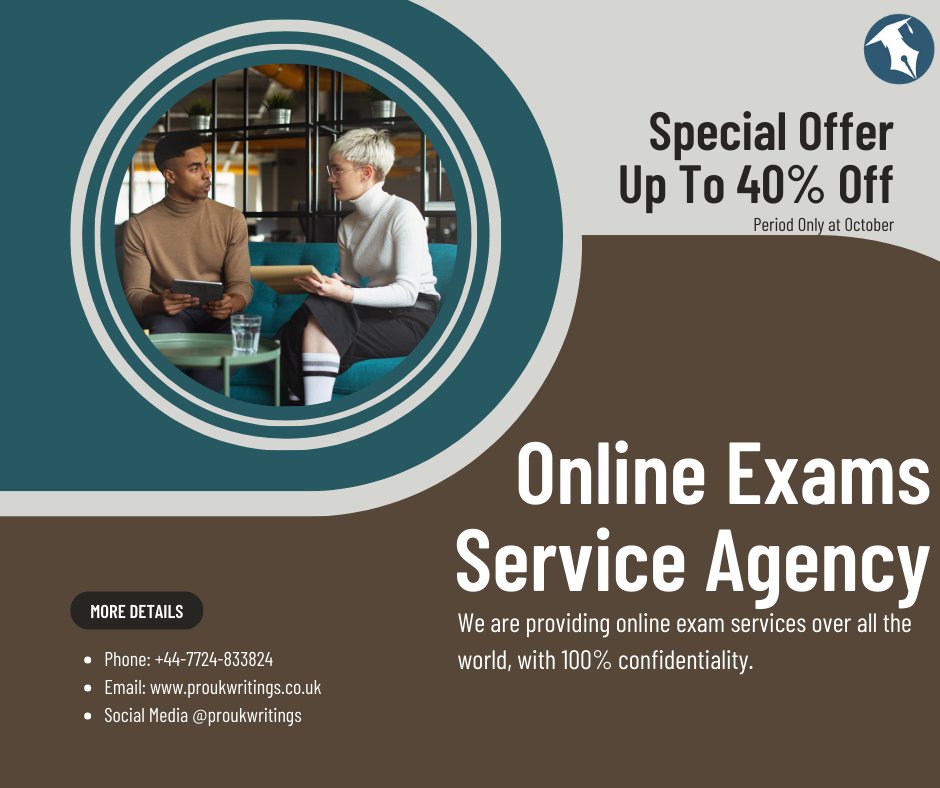 UkWritings80412's tweet image. Leave the exam writing to the pros and focus on acing your subjects. 📝📚 #focuson #onlineexam #onlineexamhelp #onlineexam代考 #onlineexams #onlineexamination #online #onlinebusiness #onlinemarketing #exam #exams #exames #exame #ExamPrep #Blogs 
Visit Now: proukwritings.co.uk