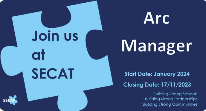 S_E_C_A_T's tweet photo. Shoeburyness High School are searching for an Arc Manager to join their team.
The role starts 01/01/2024, and the application closing date is the 17th November 2023 at midday.
#hiring #education #SECAT
https://t.co/zXP45EwDM4 https://t.co/XVcnaGjvCQ