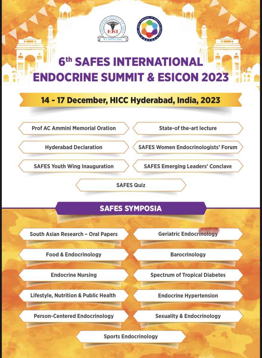 SAFES_endocrine's tweet photo. Get ready to experience the latest advancements in the field, opportunities to connect with colleagues from around the world and more!
#SAFESSUMMIT2023 https://t.co/4tii7ZSbSz