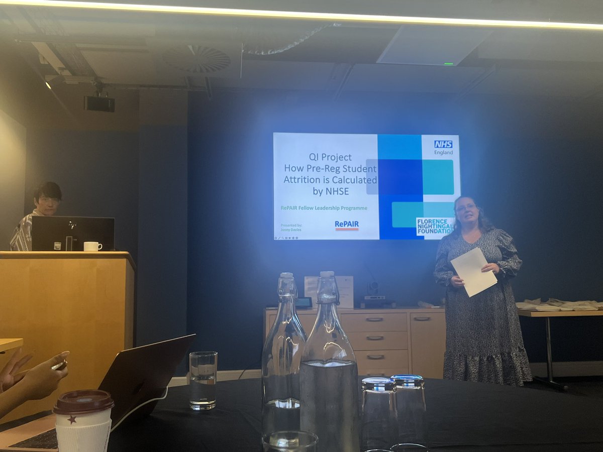 Very excited to be hearing about Jenny’s QI project on calculating attrition rates… close to my ❤️… so important to get the data right if when we’re committed to being evidence based and data driven! 👍🏻 @JessLSainsbury @CuriousBecks @FNightingaleF