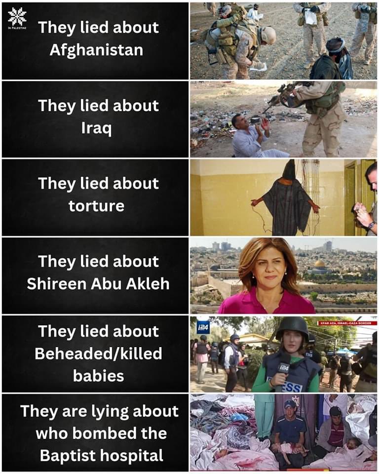 They lied about everything, but still, some think they are telling the truth?

#stopisreallies