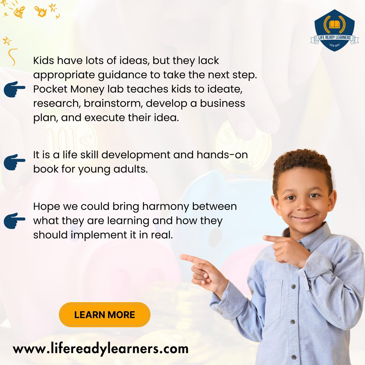 LRLearners's tweet photo. This book is for kids with age 12+. It helps them to understand their strengths and weaknesses and their area of interest for anything they plan to pursue in life and career.

DM us for more details or click the link in bio.
.
#LifeReadyLearners #Kidslearning #ChildDevelopment https://t.co/lL8S7HFksR