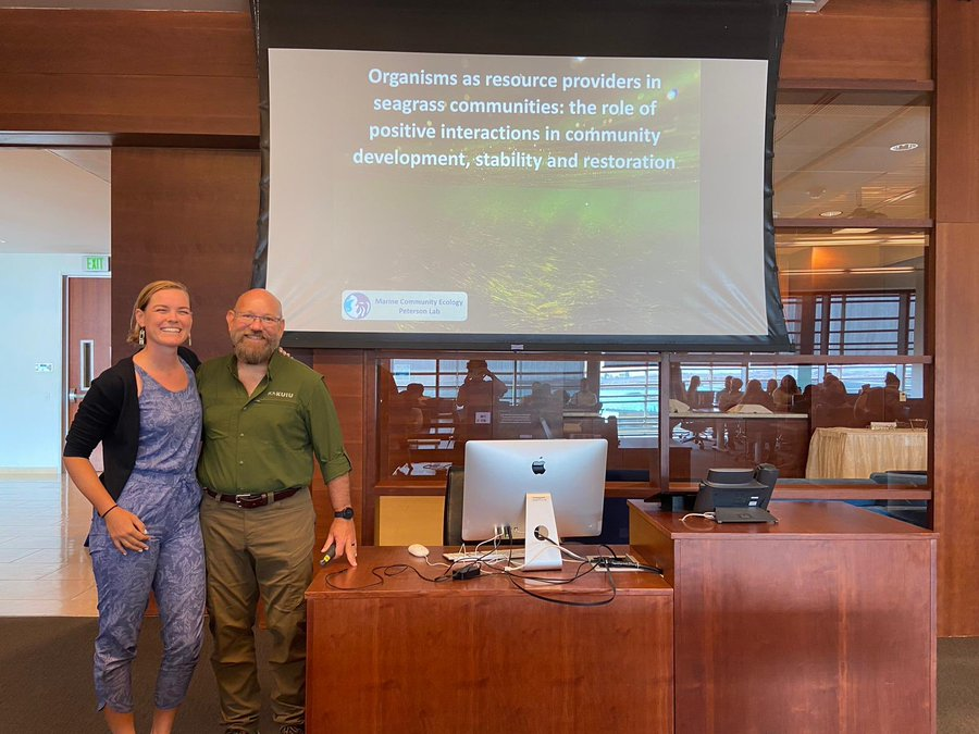 Reef Ecology Lab (@reefecologylab) on Twitter photo Visiting professor Bradley Peterson from <a href="/stonybrooku/">Stony Brook University</a> presenting a seminar in room 5209 (building 2) today. Former MS student <a href="/kaitlyn_otoolee/">Kaitlyn O’Toole</a> introducing him today! Visiting professor Bradley Peterson from <a href="/stonybrooku/">Stony Brook University</a> presenting a seminar in room 5209 (building 2) today. Former MS student <a href="/kaitlyn_otoolee/">Kaitlyn O’Toole</a> introducing him today!