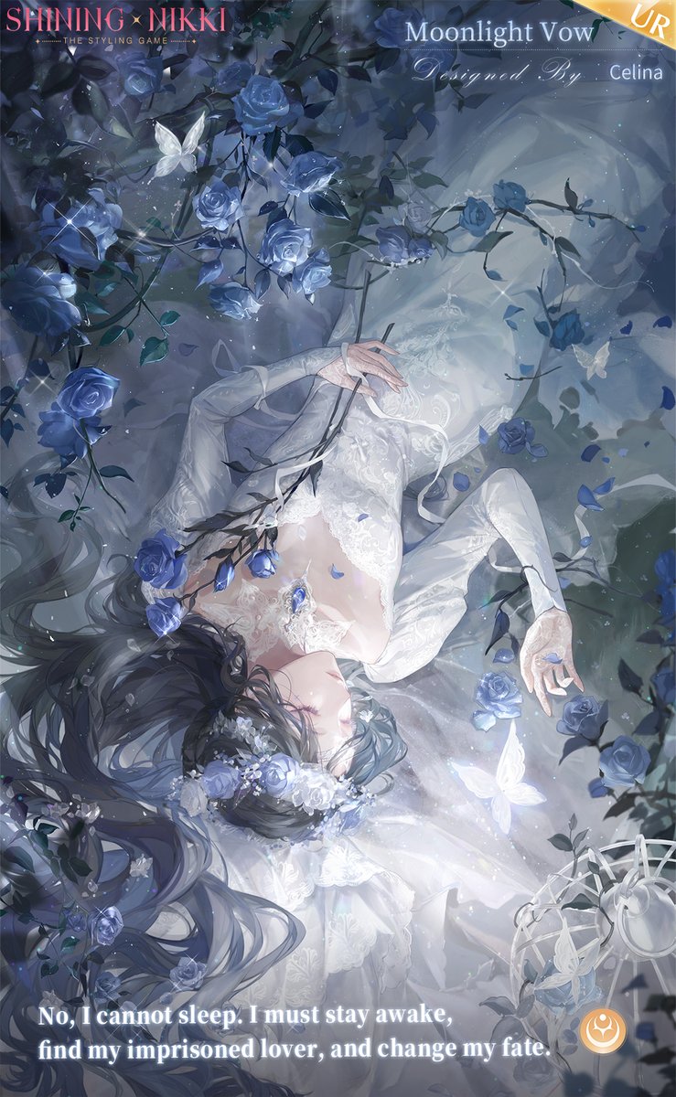 ShiningNikki_SN's tweet photo. ✨Dream Reflection✨
UR Set: Moonlight Vow - Twilight Promise
Designer: Celina
No, I cannot sleep. I must stay awake, find my imprisoned lover, and change my fate.
Event Time: 10/26 - 11/6
>>>Download Game: https://t.co/M8cWFeYonY
#ShiningNikki #DreamReflection https://t.co/HTAwJ120n7