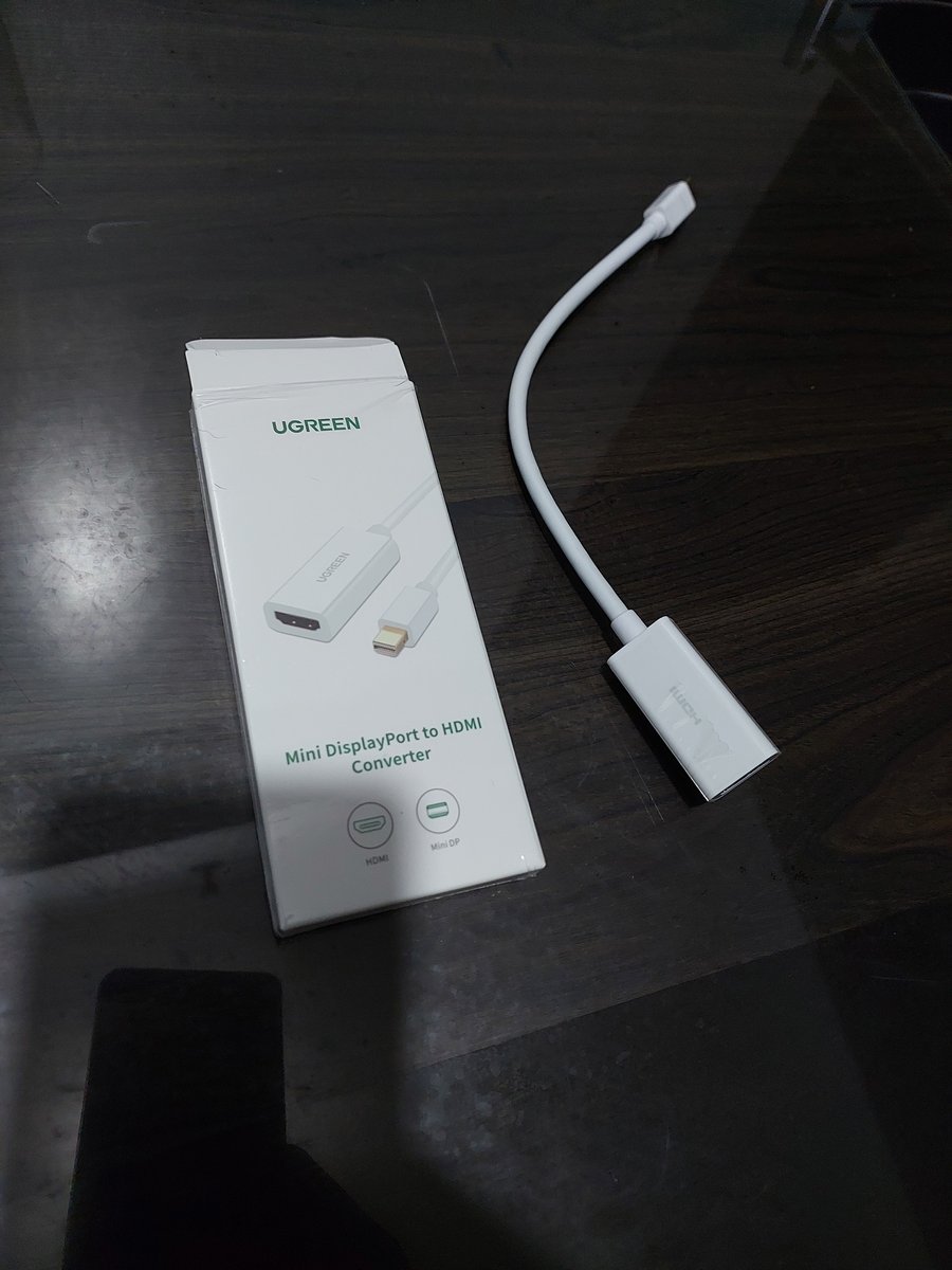 mandaluyongjobs's tweet image. Ugreen Mini DisplayPort to HDMI Converter

Price: P230
Resolution: 1080P/4K
Core: Tinned Oxygen-Free Copper
Compatible with Mcbook, iMc, Mcmini

For pick up in Hulo, Mandaluyong
Call/Text 09178078814 or fb.com/brentofomg

#ugreen #minidisplay #hdmi #hmdiconverter #converter
