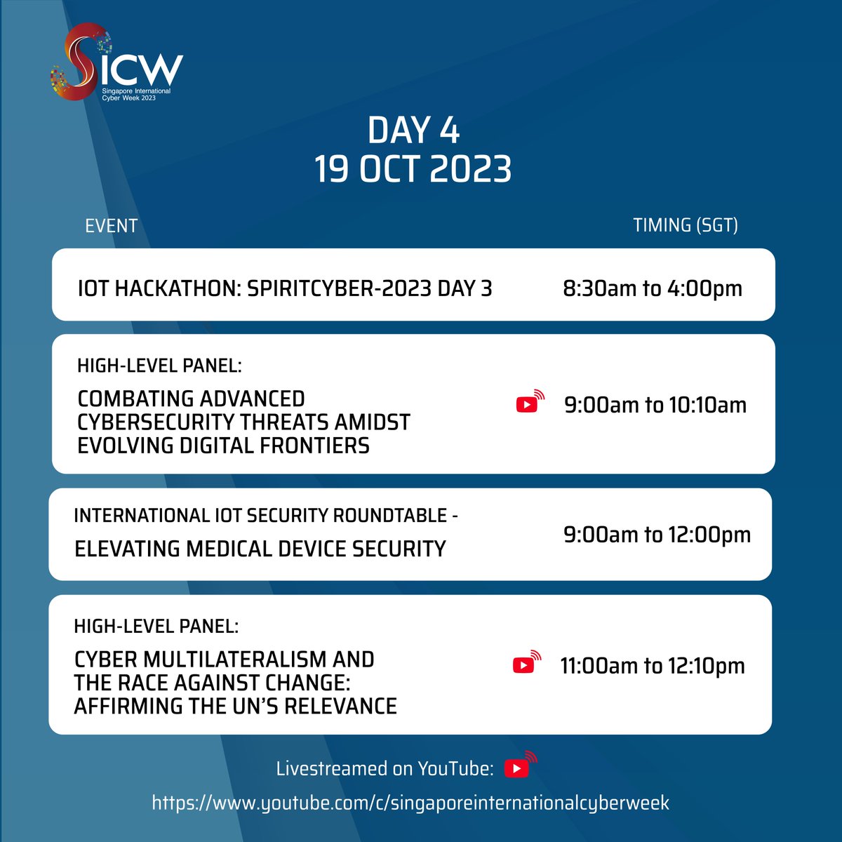 Here’s a quick preview of what you can expect on the last day of #SICW2023!