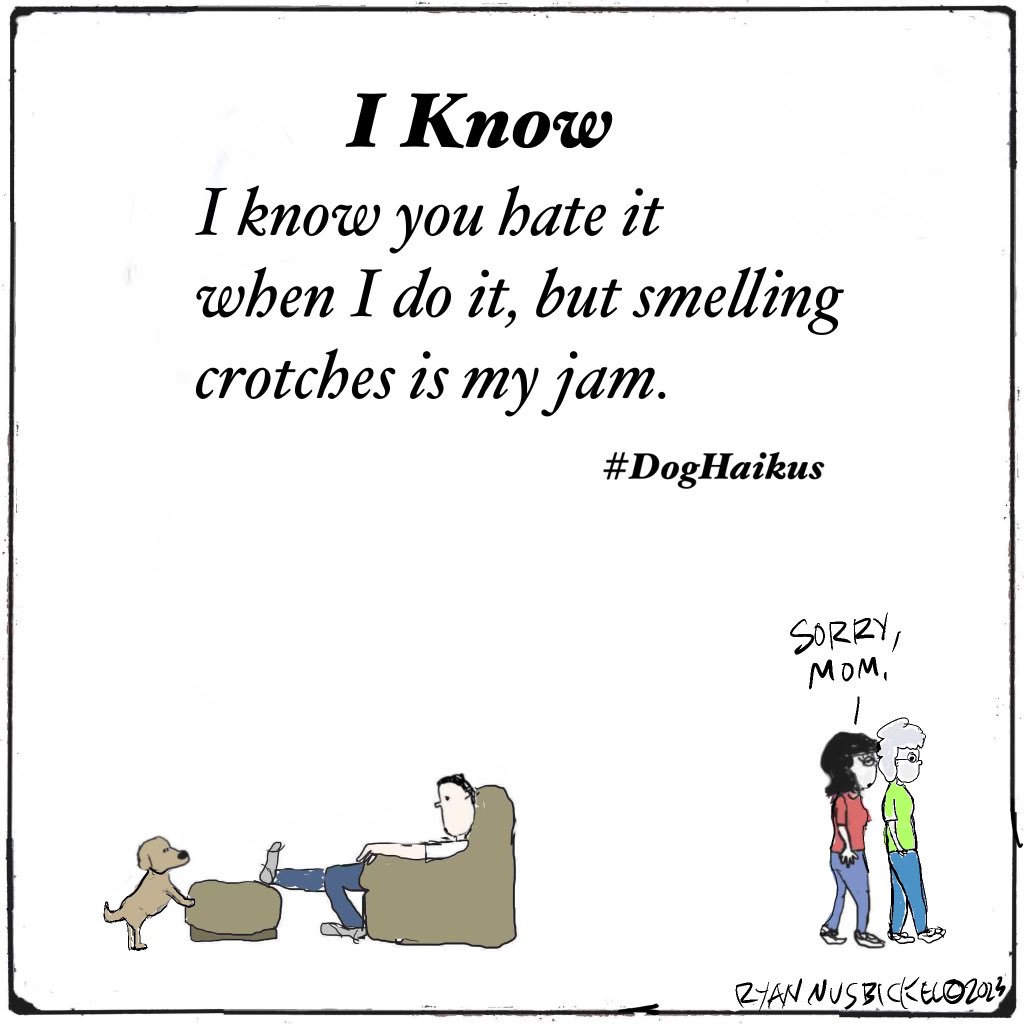 Dad__Haikus's tweet photo. The heart wants what the heart wants.  
#doghaikus #dogs #pets #dogcartoons #haiku #poetry #petcartoons #parenting #dadhaikus #dadcartoons https://t.co/GIVVe9q6rT