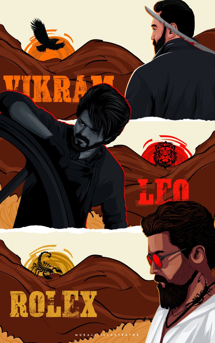 murali_illustr's tweet photo. LEO X LCU🔥
@actorvijay
@Dir_Lokesh @7screenstudio @anirudhofficial @MrRathna @gopiprasannaa @Jagadishbliss
#leo #vijay #thalapathy #thalapathyvijay #LokeshKanagaraj #LeoPosterFeast #LeoFilm #lcu #LokeshKanagaraj https://t.co/d5RoiZqCAq