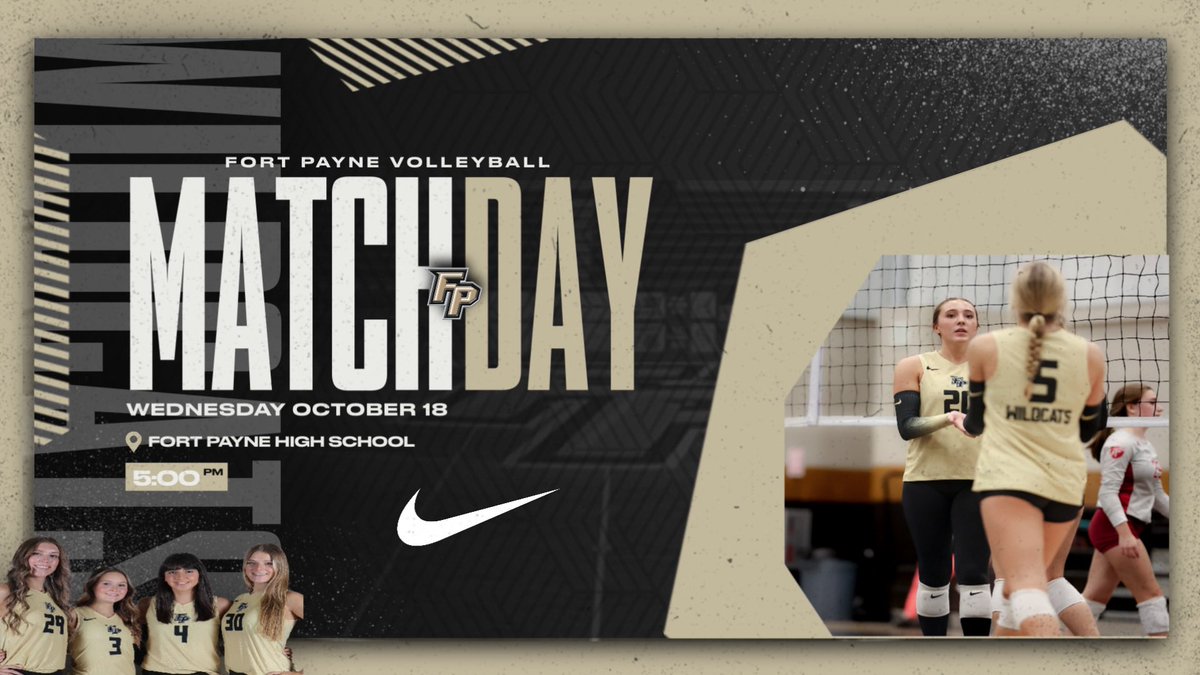 Area Tournament @ Home, staring at 4 with Gadsden City and Oxford. Championship @ 5. 
#FPVB