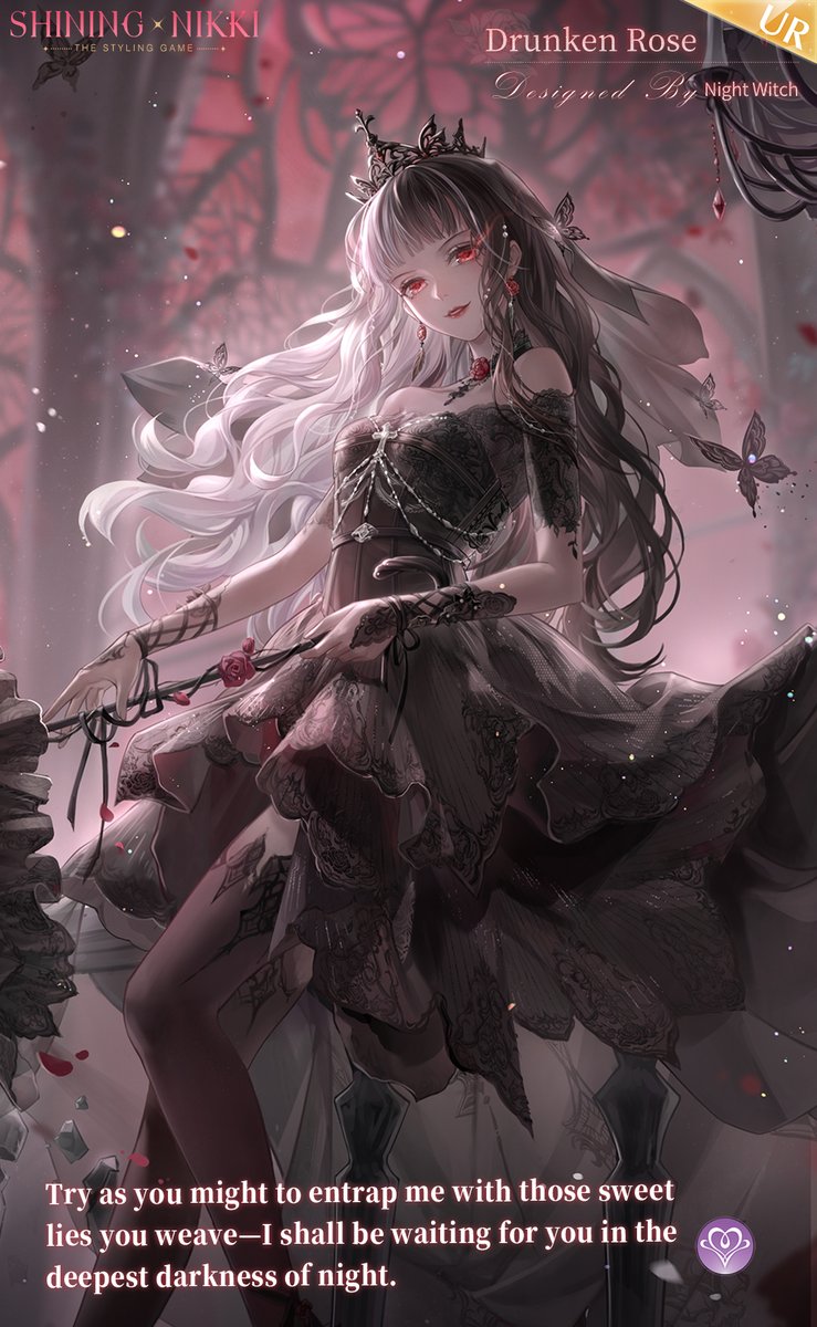 ShiningNikki_SN's tweet photo. ✨Dream Reflection✨
UR Set: Drunken Rose - Dream Devourer
Designer: Night Witch
Don't be afraid, these black flames won't scorch you.
Event Time: 10/26 - 11/6
>>>Download Game: https://t.co/M8cWFeYonY
#ShiningNikki #DreamReflection https://t.co/qRwmpxaYVC