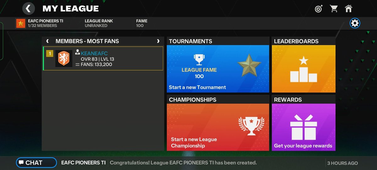 FCM_KEAN's tweet image. THEIR YOU GO ITS OPEN AND ON.
COME ALL 32 members and have fun⚠️ @tutiofifa @SGamerFC @MadridistaaFC @Azraelgaming18 @AviPriyankar @Ea_Fcm_Forum @ea_fcmobile_ @eafcmobile_news @EAFCMobileForum @kean_elabu @newcomerFM