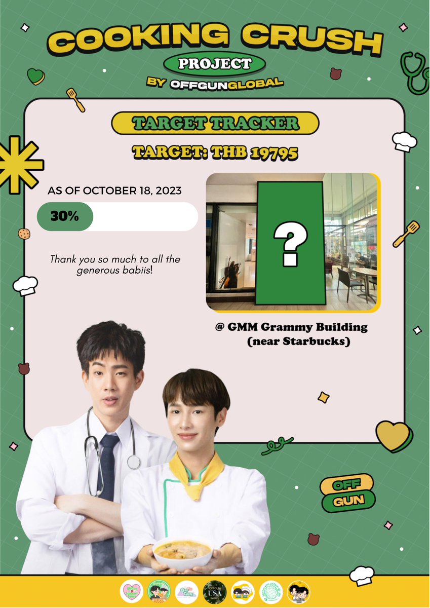 OffGunGlobal's tweet image. We believe we are a few weeks/months away from #CookingCrushTH 💚

We are currently only at 30% babiis! We hope more of you join us for this project!

You may message your respective country reps on how to donate 💸