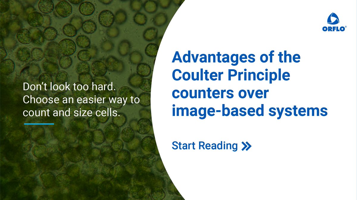 Orflo_Tech's tweet image. Coulter Principle or image-based counting? Read the blog to make the choice- blog.orflo.com/advantages-of-…

#orflo #biotech #cellandgenetherapy #cellanalysis #cellbiologist #scientists