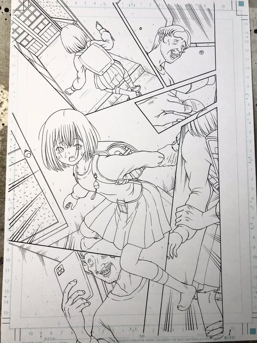 【漫画制作】
今日の戦い(背景作画)は 無事に勝つ事(ノルマクリア)が出来ました♪
ヽ('▽`)/

明日も勝てたらいいな♪
今日はおしまい❗️

どすえ〜♪
(( (^-^) )) 