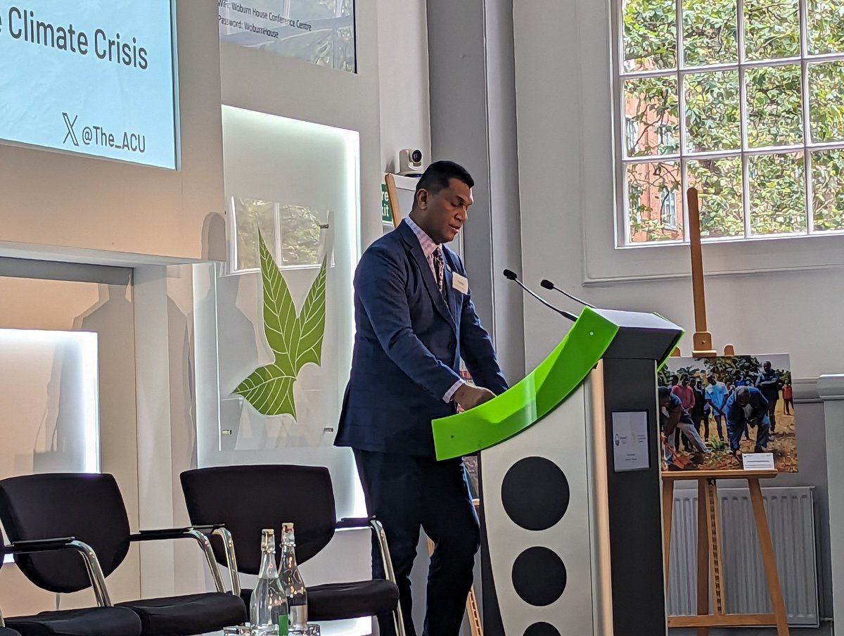 The_ACU's tweet image. "Teaching, learning and researching climate change has to be an integral part of the curriculum at all levels and universities are key collaborators in curriculum development in Fiji", says keynote speaker @aseriradrodro. @ClimateUniv @ucl #ClimateAction #ClimateLearning