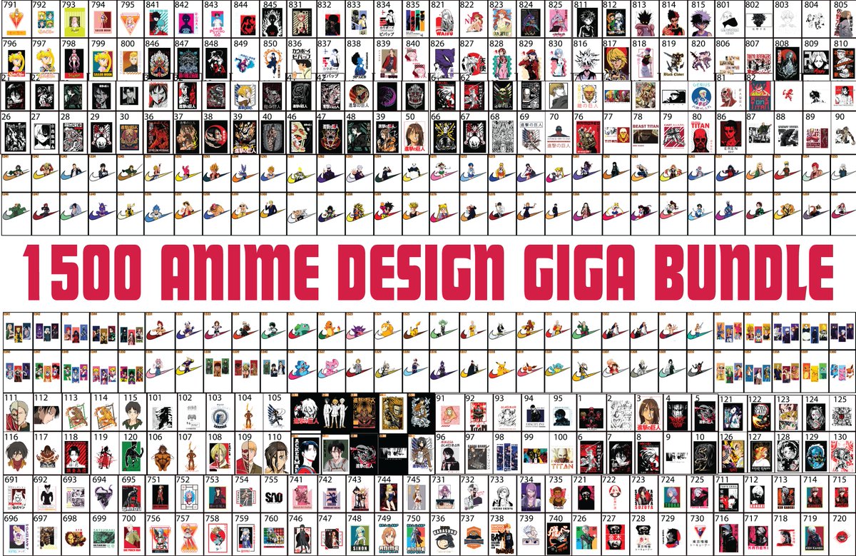 1500 giga anime design bundle

#Angus #Sammy #WWERaw #SALTAIR #Vlahovic #Borax #MacMiller #Matildas #Ashes #TwitterBird
artminiac.etsy.com/listing/149609…