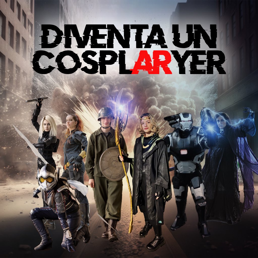 metagate00's tweet photo. Diventa un #CosplARyer del #Communityverse di @LuccaCandG !!
Condividi la tua miglior foto da cosplayer per rispondere alla chiamata e ritrovati in realta aumentata a Lucca!!
#justAR on @OVRtheReality https://t.co/hguP4CAQap