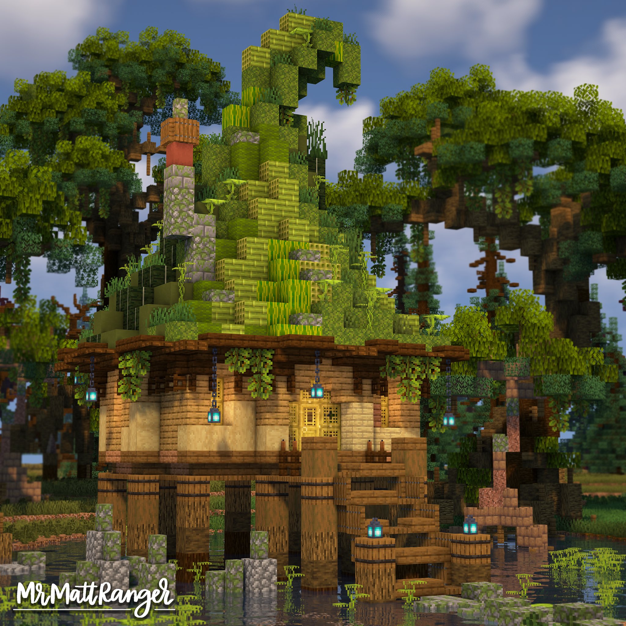 MrMattRanger on X: &ldquo;Minecraft Overgrown Witch Hut 