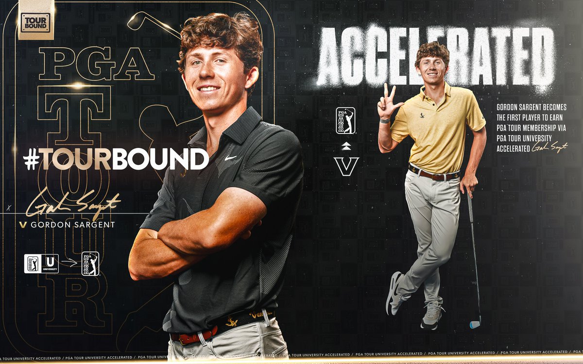 Making history 👏 20-year-old @GordonSargent5 is the first player to earn his @PGATOUR card through PGA TOUR U Accelerated. #TOURBound