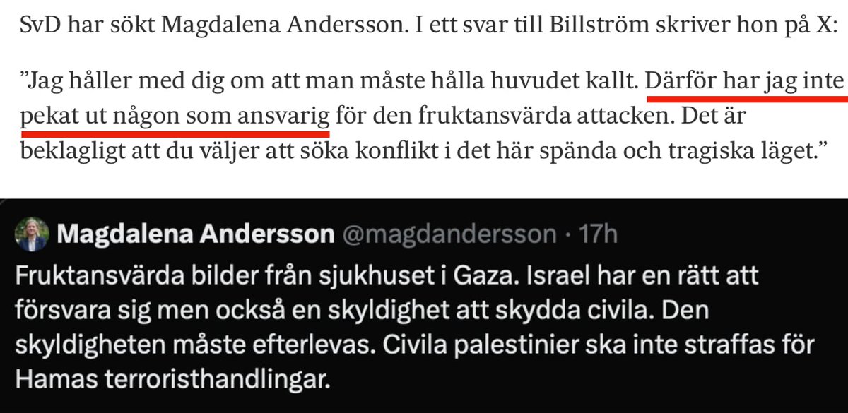 dansonesson's tweet photo. Vad i hela friden håller Magdalena Andersson på med? https://t.co/UHOKIHMnJU