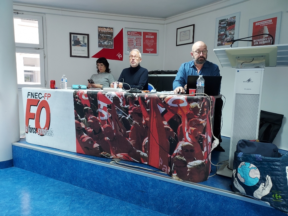 SECRETARIAT GENERAL DU SPASEEN FO AU BN DES 18 ET 19 OCTOBRE 2023.
RESISTER, REVENDIQUER, RECONQUERIR