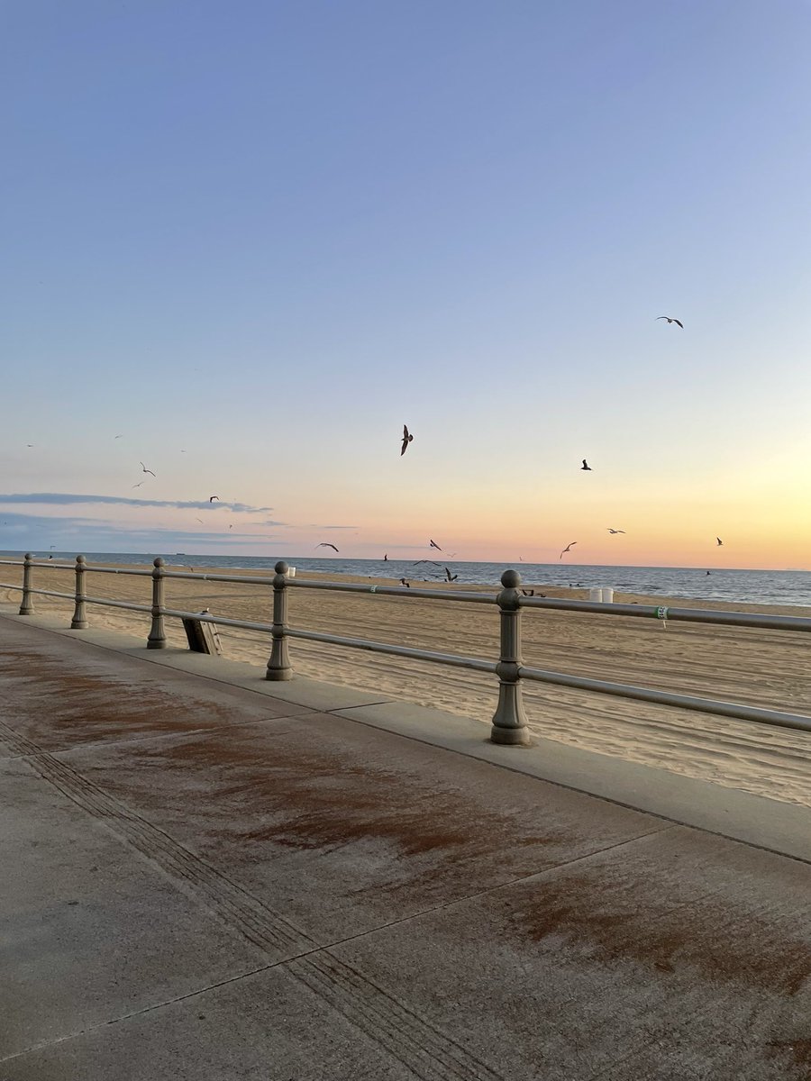 famousamos111's tweet photo. I the morning walk seeing the sun rise is an absolute mood booster #oceanfrontwalk https://t.co/V1E3BHbMn6