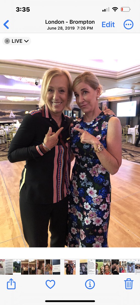 Happy birthday to my great friend ⁦<a href="/Martina/">Martina Navratilova</a>⁩ who continues to inspire me with her strength, resilience, and principles... You've got a huge heart, Martina, so appreciate of our friendship ❤️🙏