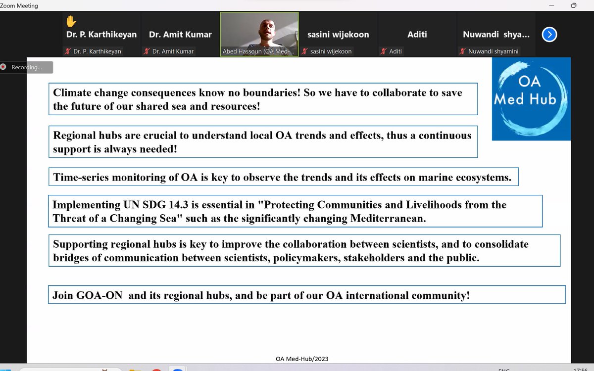 Thank you @AbedHassoun for sharing @oa_medhub @goa_on research and activities with @SAROA_Hub members. Soon, the talk will be uploaded on SAROA youtube: youtube.com/@SAROA_Hub/ @BhadPunyasloke @Anweghosh @ITMERG1 @Prakash_caridea