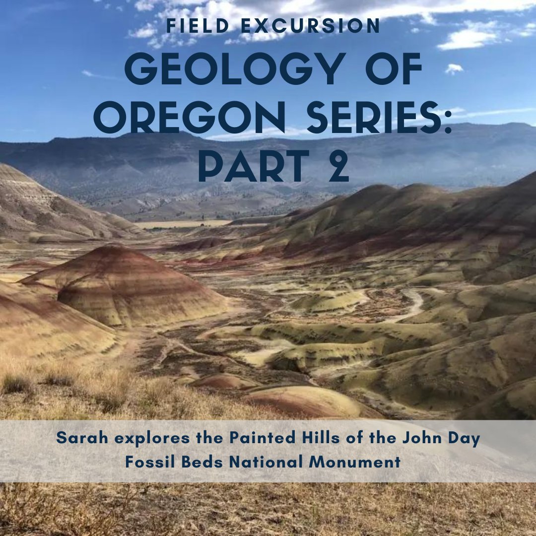 TimeScavengers's tweet image. Check out Sarah's latest #FieldExcursion to Painted Hills of the @JDFossilBedsNPS! Read more here: wp.me/p8kpy9-6O0