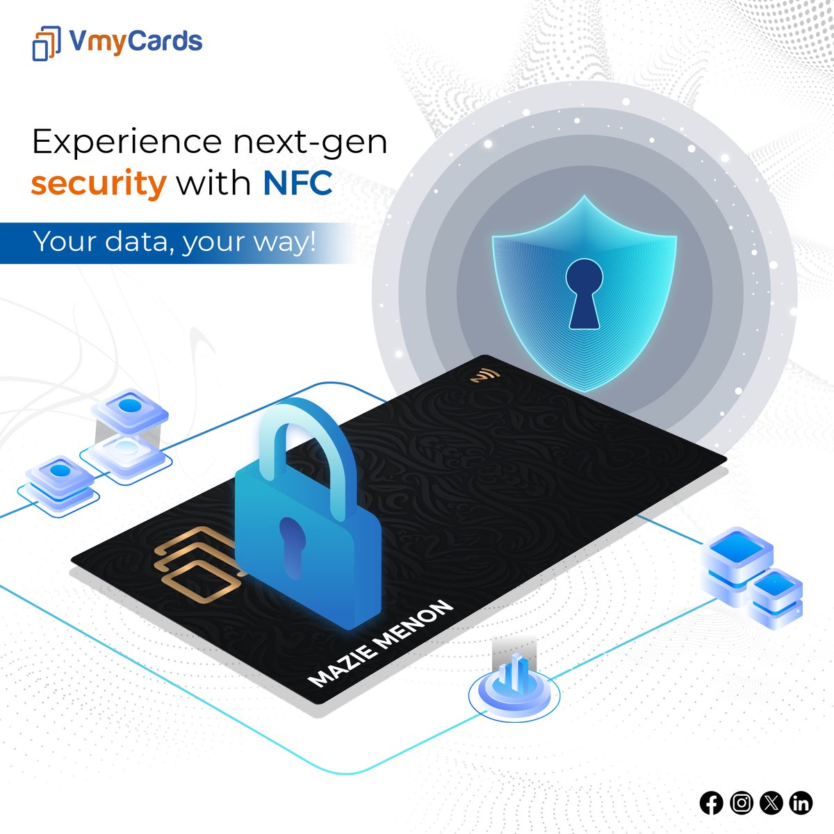 The future of security and tech marvel right in your pocket💳🔐
.
.
.
.
#secure #securetechnology #nfcsecure #nfconversation #nfccard #VMyCards