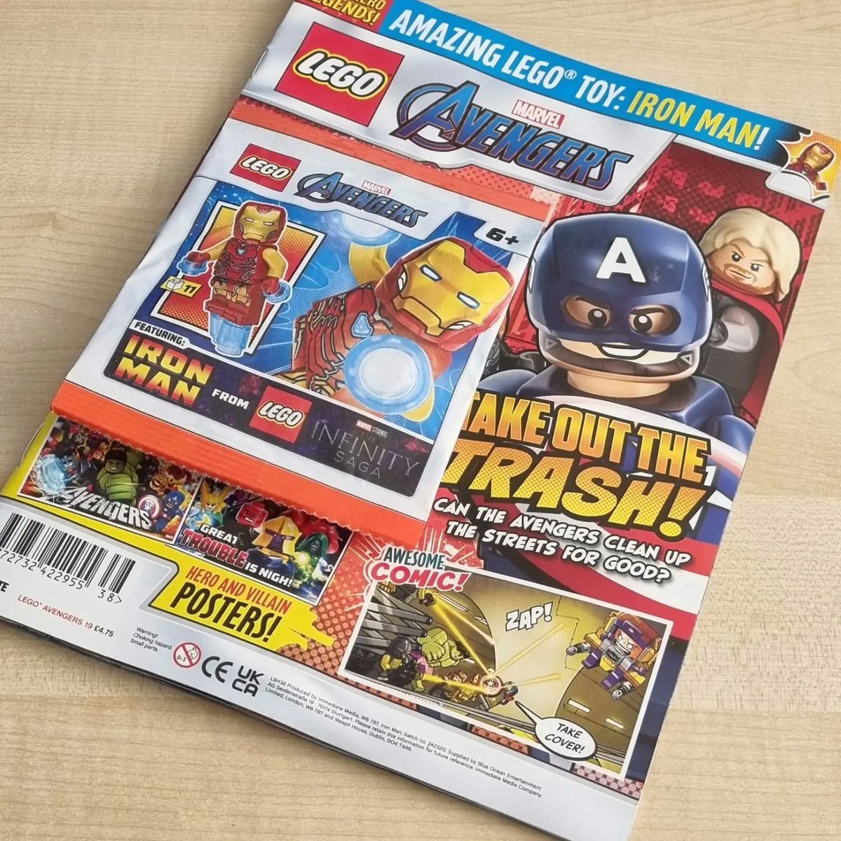 RedmarkBricks's tweet image. LEGO Avengers Magazine issue 19 with Iron Man Mk 85.

#LEGO