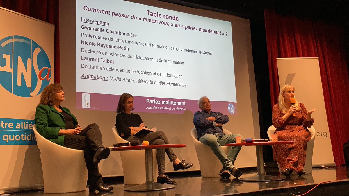 jeromef212's tweet image. Début de la table ronde #jer comment passer du « taisez vous » au « parlez maintenant » ? @SE_Unsa