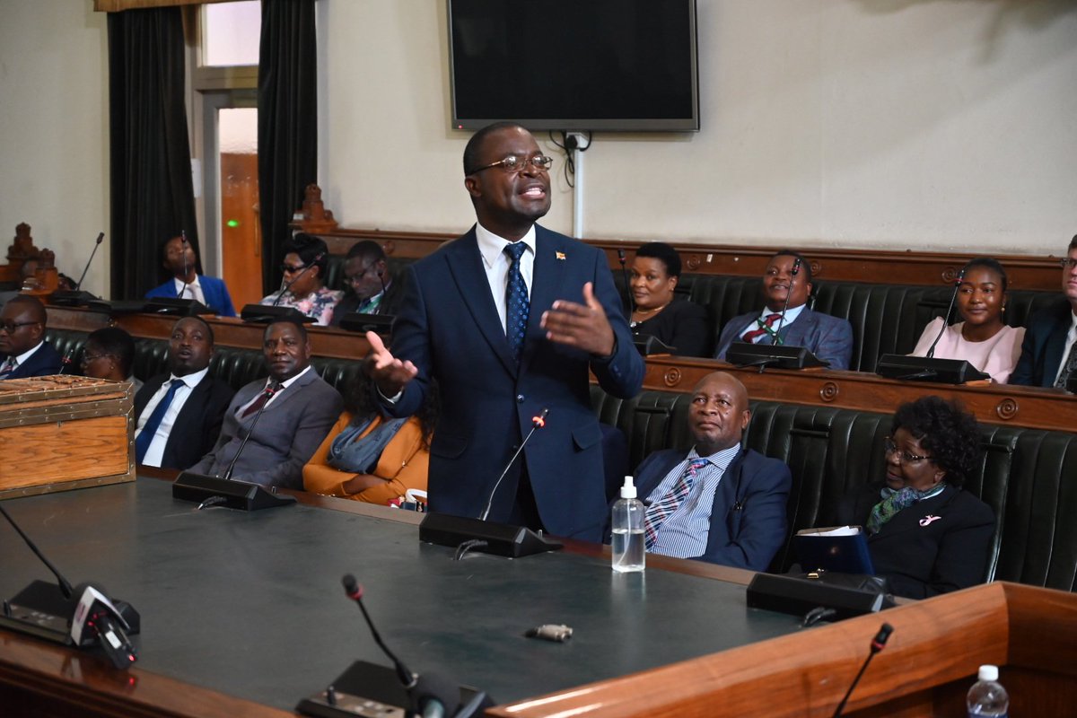 ParliamentZim's tweet image. &quot;We nolonger talk of brain drain but brain circulation. We will not construct people who work for other people. The issue of graduating and seeking employement should be a thing of the past. We want to change the mentality now. You need to go to school and put to use what you…