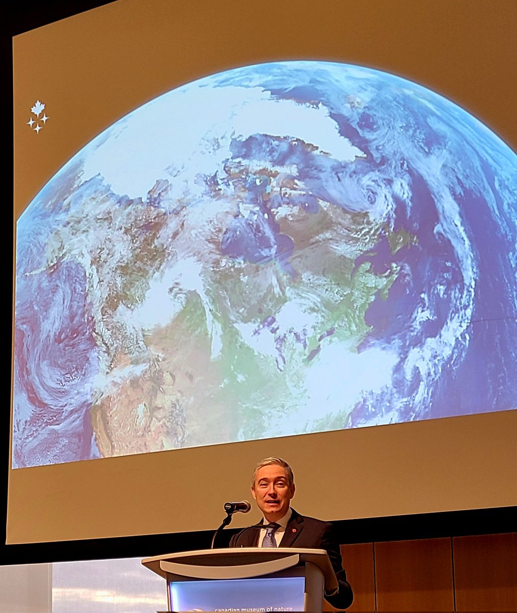 JessicaWestPhD's tweet image. The Honourable Francois-Phillipe Champagne announces $1B for the #Radarsat Portfolio. "Let's seize the moment."

 @spacecanada #Spacebound