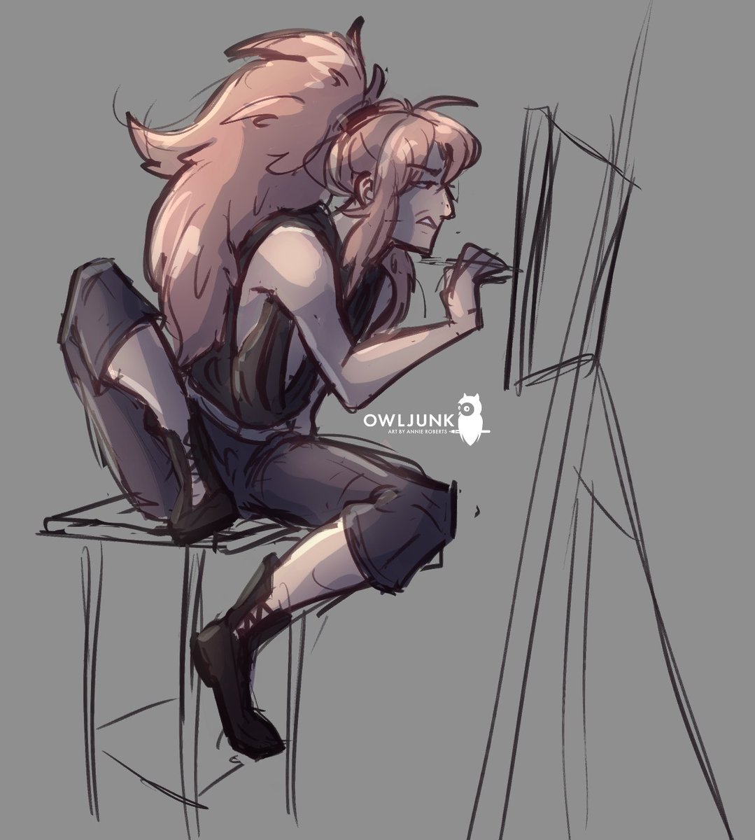 artemis got the adhd wiggles while he's painting why he sitting like that

#sketch #ffxiv #azem #characterdesign