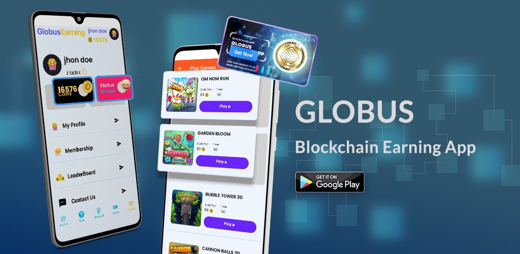 #EarningApp As Promised we have lauched simple play to earn app where you can earn Globus Smart Coins #GlobusEarningApp Here is the link for the same . you can Invite friends and earn coins for inviting friends and your friends. play.google.com/store/apps/det… download