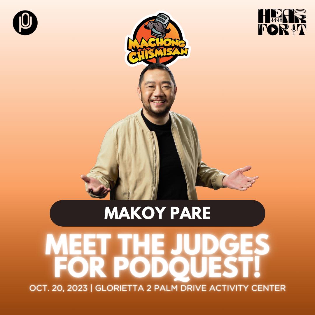 See you guys this Friday sa first-ever Podcast Festival in the Philippines! HEAR FOR IT! By @thepodnetwork

Get a chance to meet your favorite local podcast creators on Oct. 20 at the Glorietta Palm Drive Activity Center!

What are you waiting for!?
#TPN #thepodnetwork #hearforit