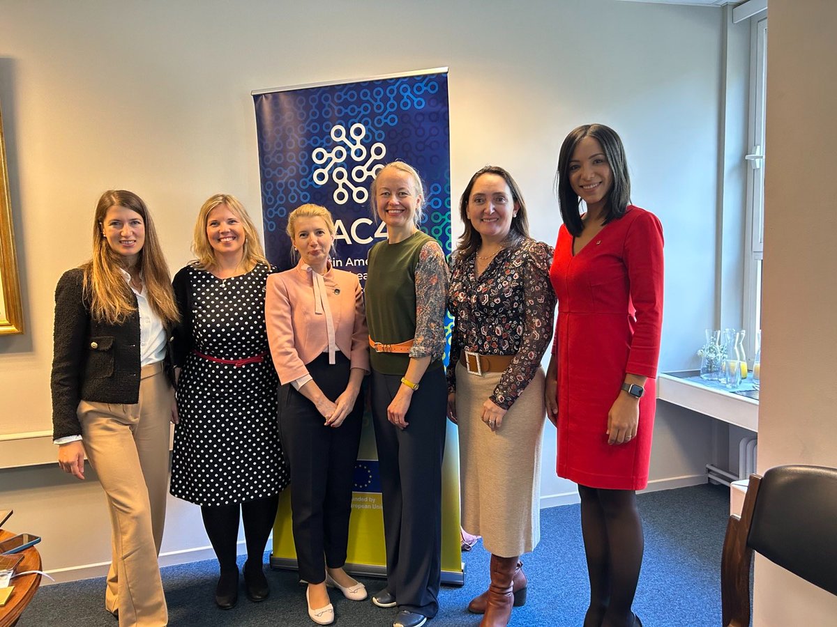 LAC4_EUCN's tweet photo. 🌎 #LAC4 CCB Roundtable in Brussels🇧🇪
We gathered with LAC Embassies to discuss on grasping opportunities via national coordination initiatives. And to showcase LAC regional hub cooperation.
🤝Thank you all and see you next time!
@EU_FPI #cybersecurity #GLACY+ @eucybernet https://t.co/vCdtLdEKoV