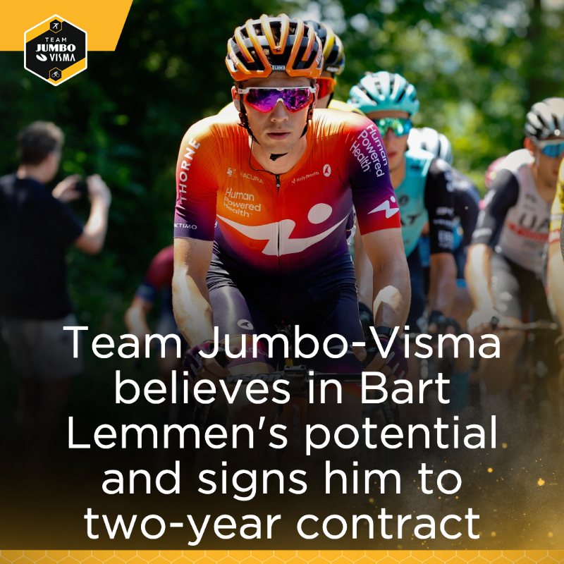 vismaleaseabike's tweet photo. New signing! ✍️ 

We have added a 27th rider to our squad for next year with the signing of Bart Lemmen. "Despite little training and coaching, he has shown interesting things in races, and his physical values show tremendous potential." 📈 

Read more on our website. ⤵