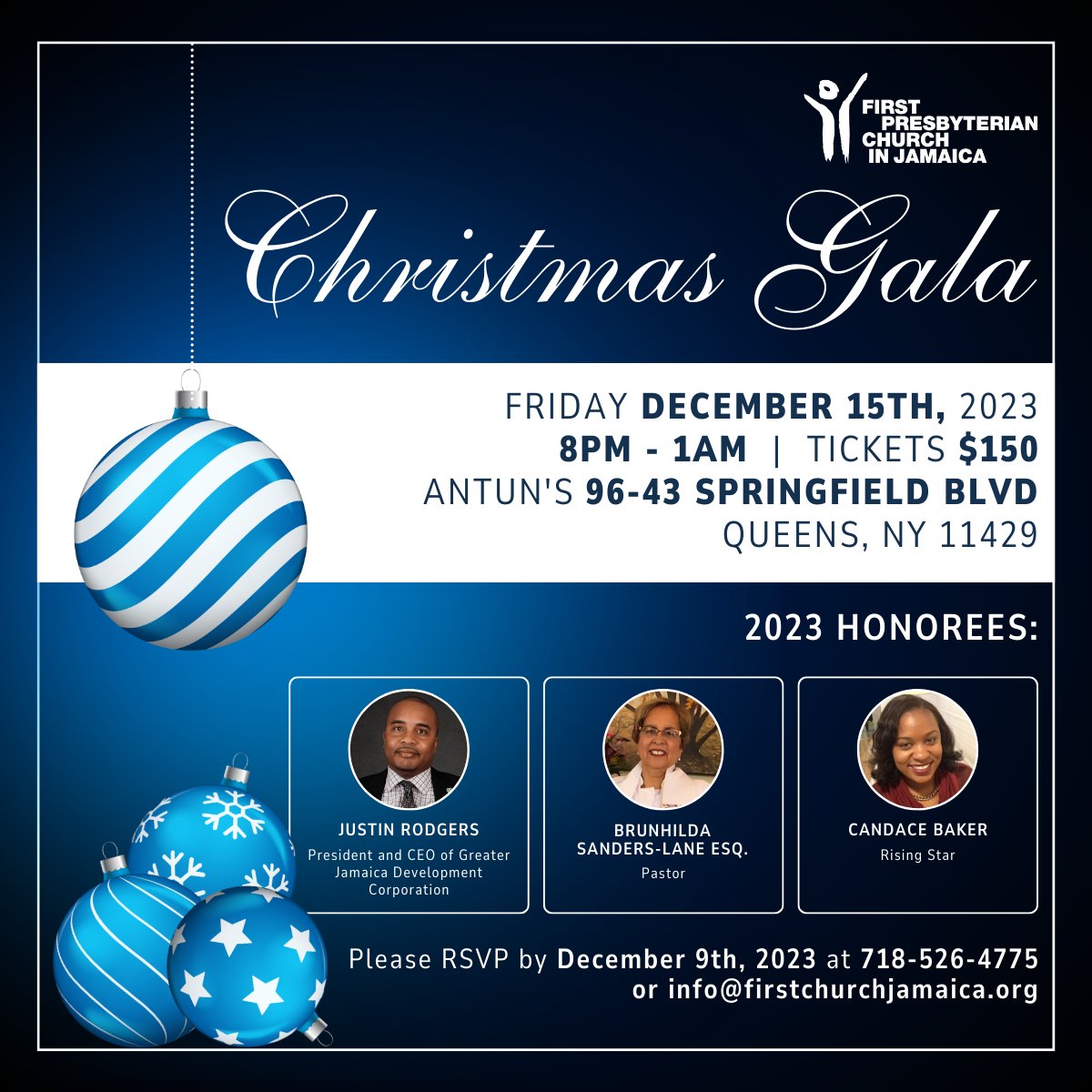 SAVE THE DATE! Our annual Christmas Gala is coming around again and we need you there to help make this another spectacular event.