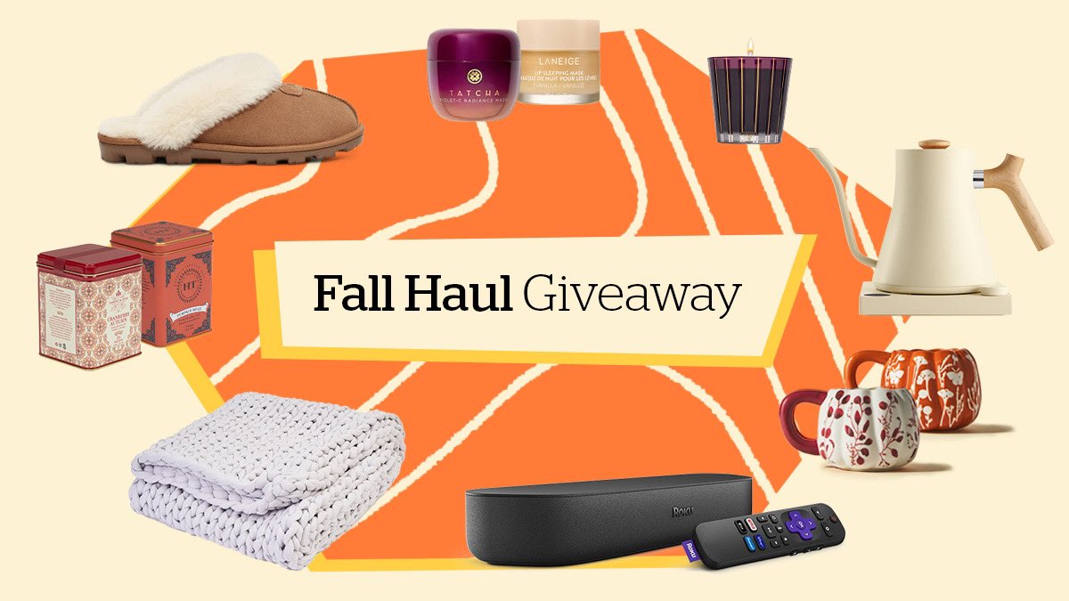 Rakuten's tweet image. 🎊 GIVEAWAY TIME 🎊

Win our Fall Haul (valued at over $800!) including cozy faves from Anthropologie, Roku, UGG &amp;amp; more!

To enter:
- Follow @Rakuten
- Retweet this post
- Tag up to 5 friends in the replies (1 reply = 1 entry)

P.S. Head to Instagram for another chance to win.