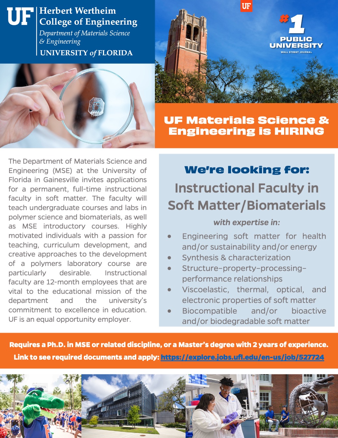 UF Materials Science | Nuclear Engineering Program on X: &ldquo;WE&rsquo;RE 
