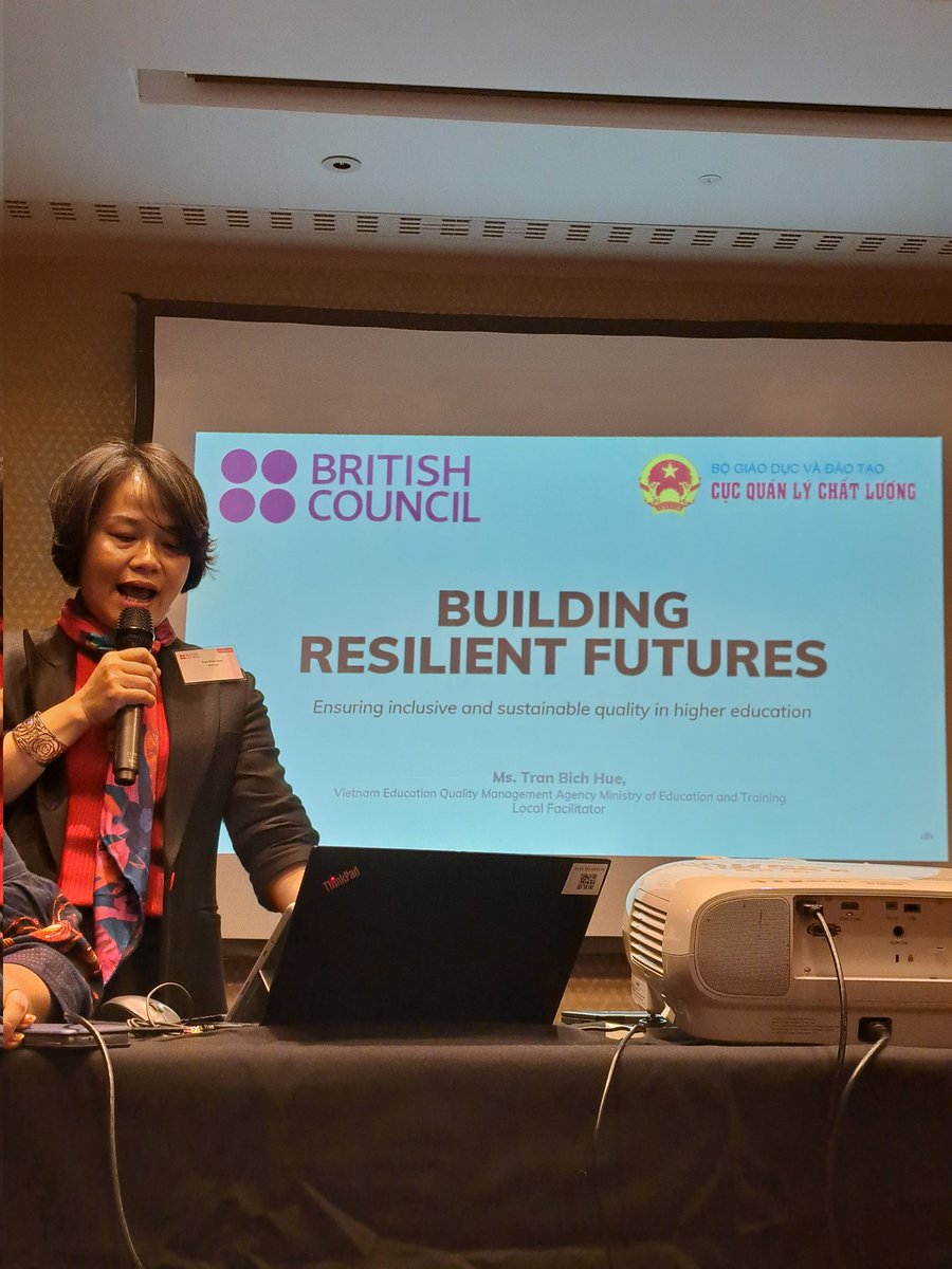 nishatriaz's tweet photo. @Maddalaine @HEGoingGlobal Vietnam is open for international collaboration.
There are at least 23 UK university programmes being delivered in the country.
Hue Tran, Deputy Manager Quality Management Division sharing country context.
#deepdialogue #goingglobalpartnerships https://t.co/5qtQr2AomD